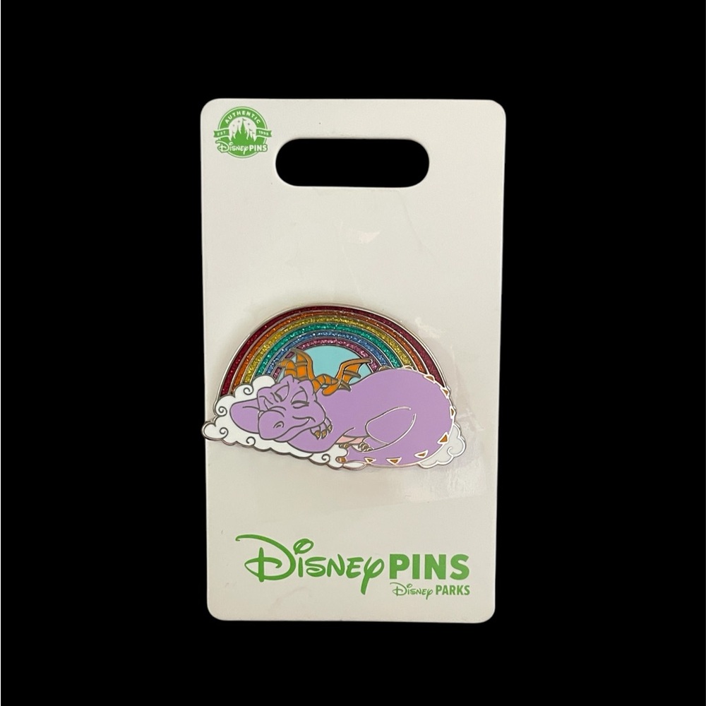 Disney Parks Pin Trading Sleeping Figment Enamel Pin